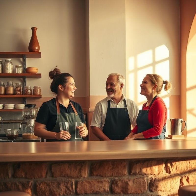 The Sparkybeta team behind the sandstone counter